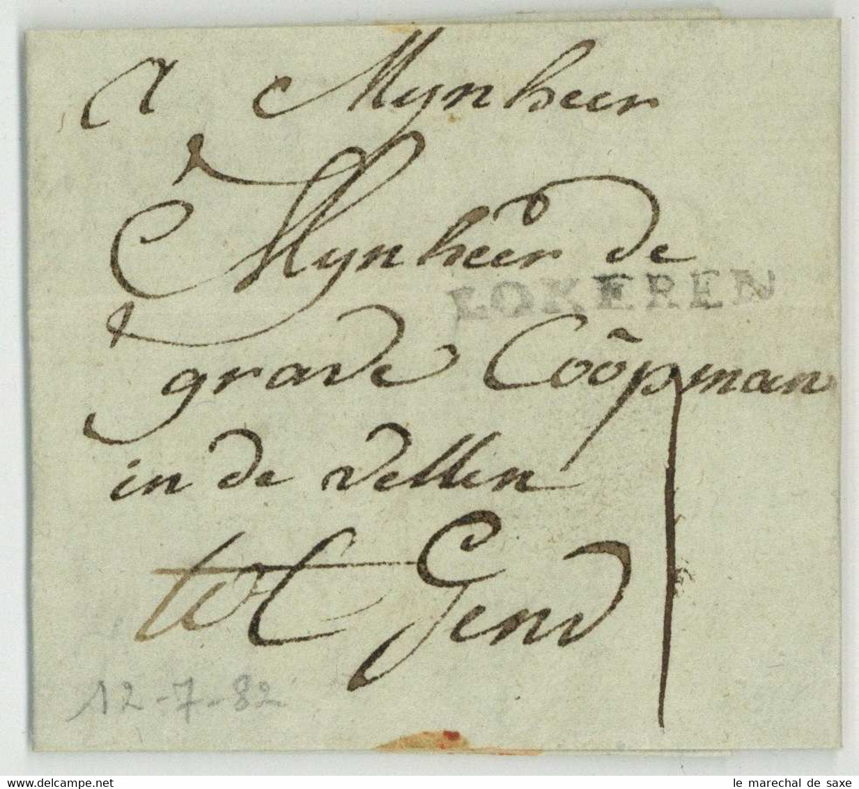 LOKEREN Pour Gent Gand 1782 - 1714-1794 (Paises Bajos Austriacos)