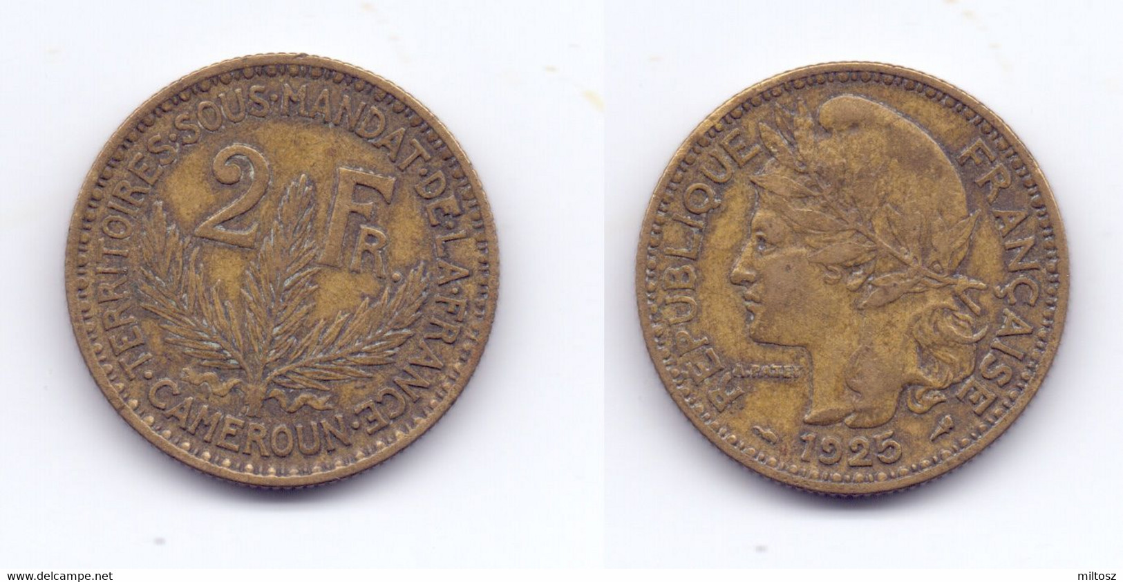 Cameroon 2 Francs 1925 - Kameroen