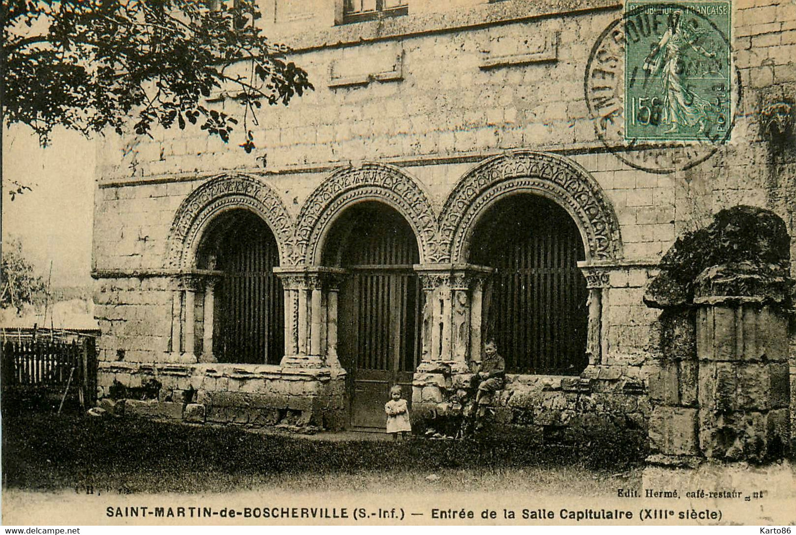 St Martin De Boscherville * Entrée De La Salle Capitulaire - Saint-Martin-de-Boscherville