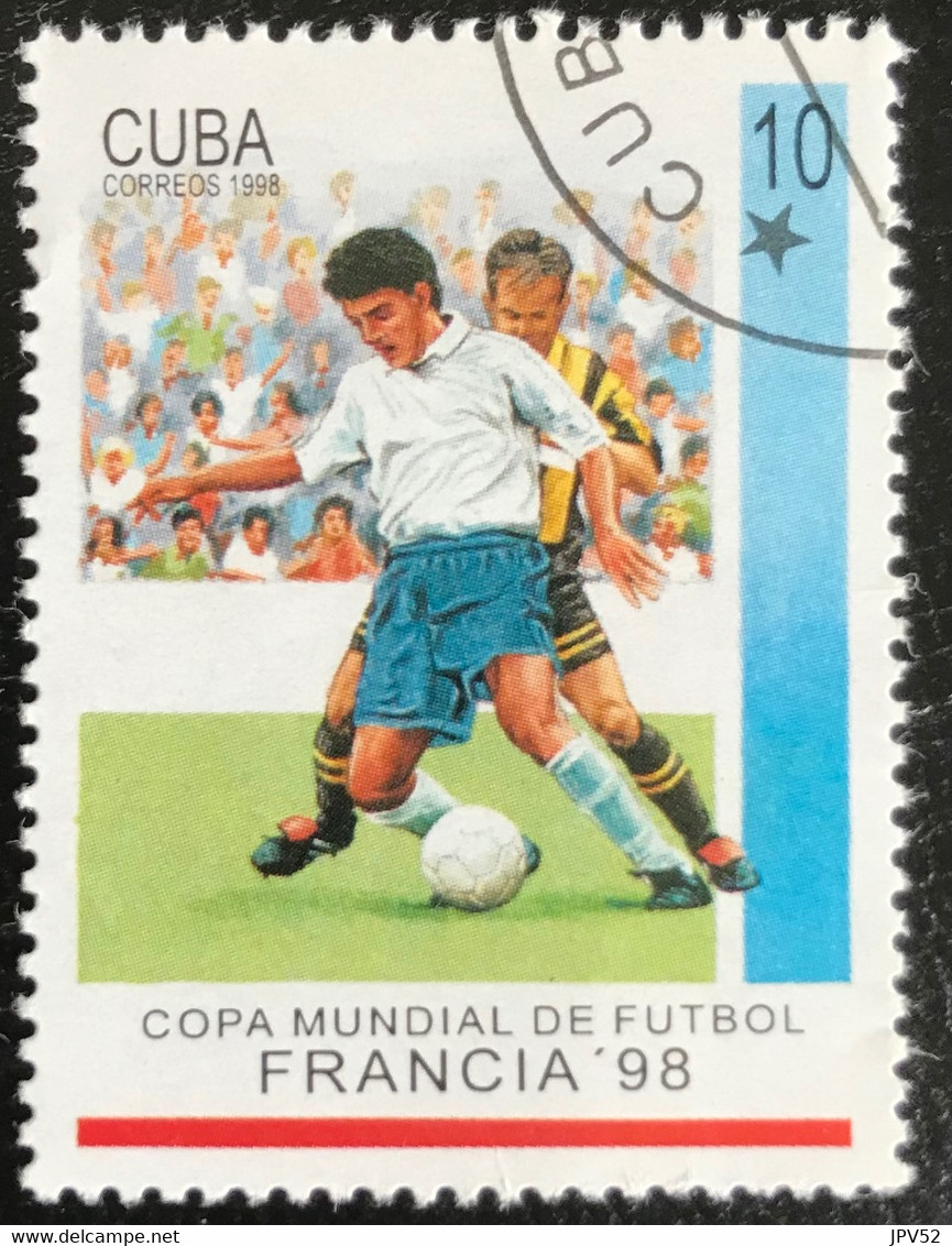 Cuba - C10/37 - (°)used - 1998 - Michel 4084 - WK Voetbal - Oblitérés