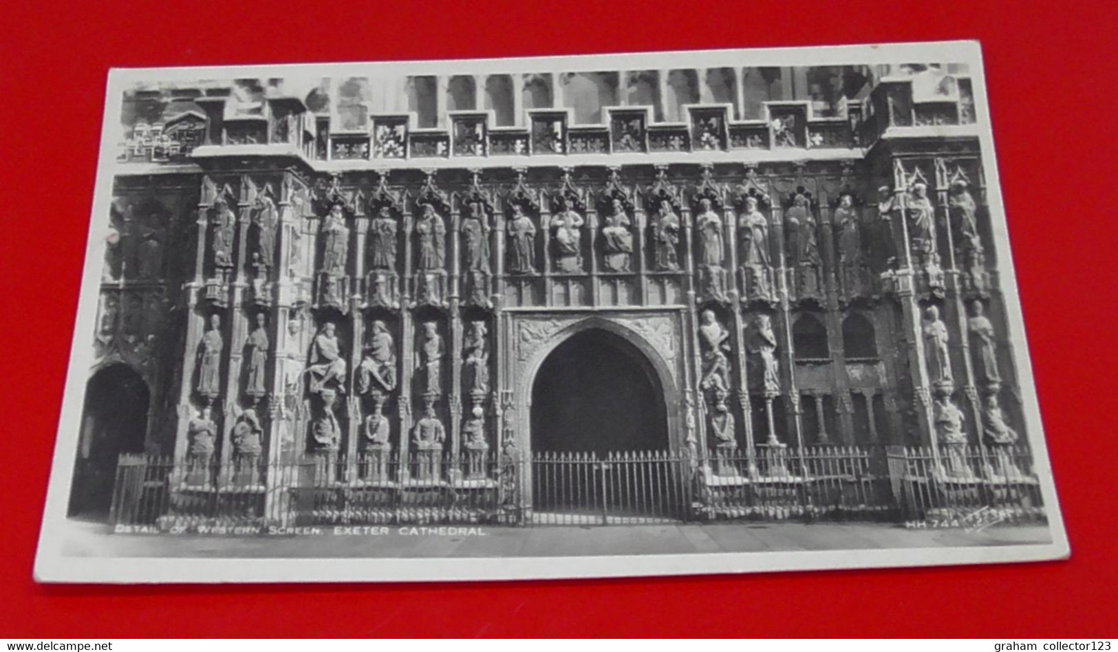 Vintage Printed Postcard Postale Carte Postkarte Arches Of The Crypt (AD 1096-1100) Canterbury Cathedral Kent - Exeter