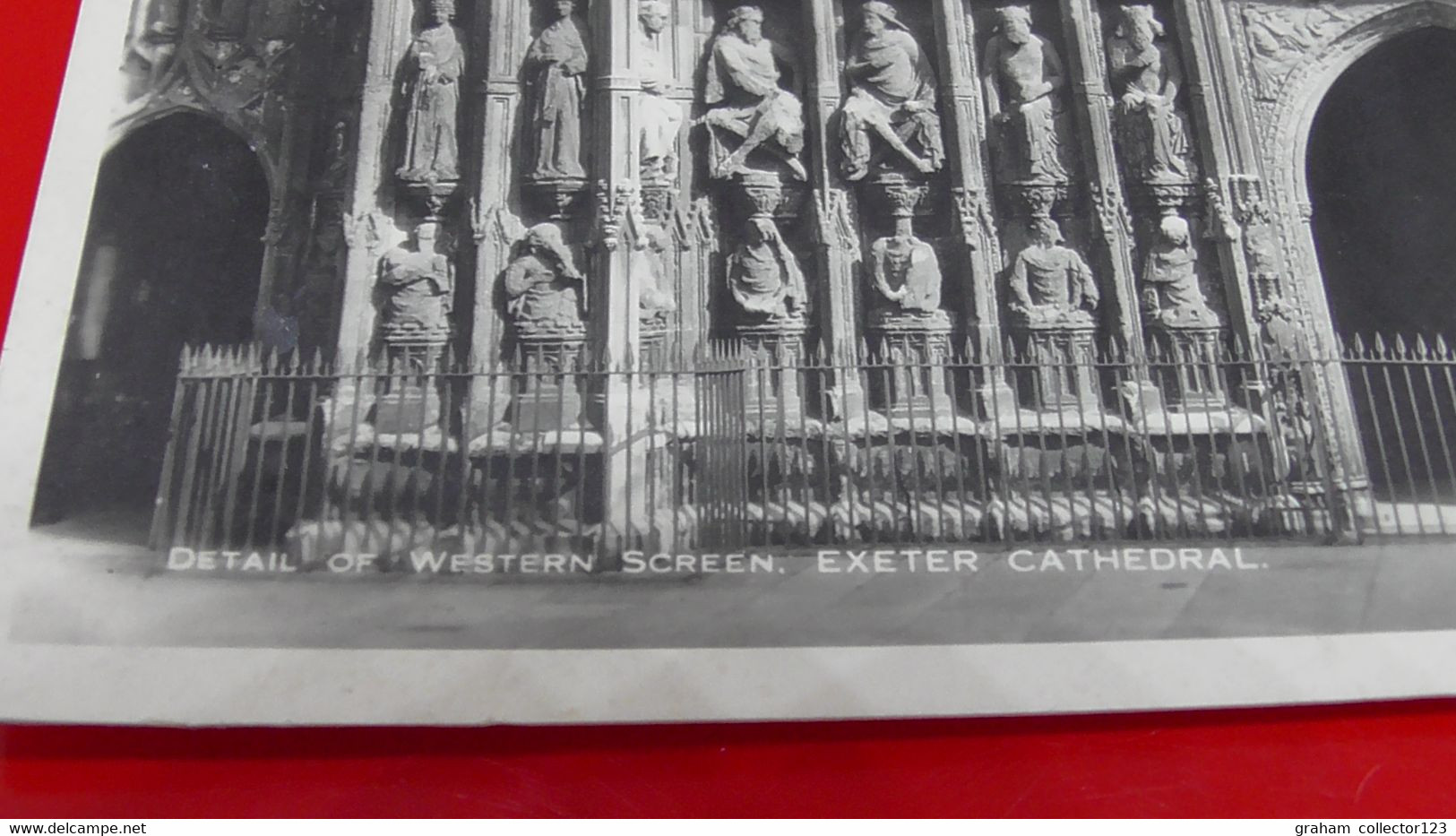 Vintage Printed Postcard Postale Carte Postkarte Arches Of The Crypt (AD 1096-1100) Canterbury Cathedral Kent - Exeter