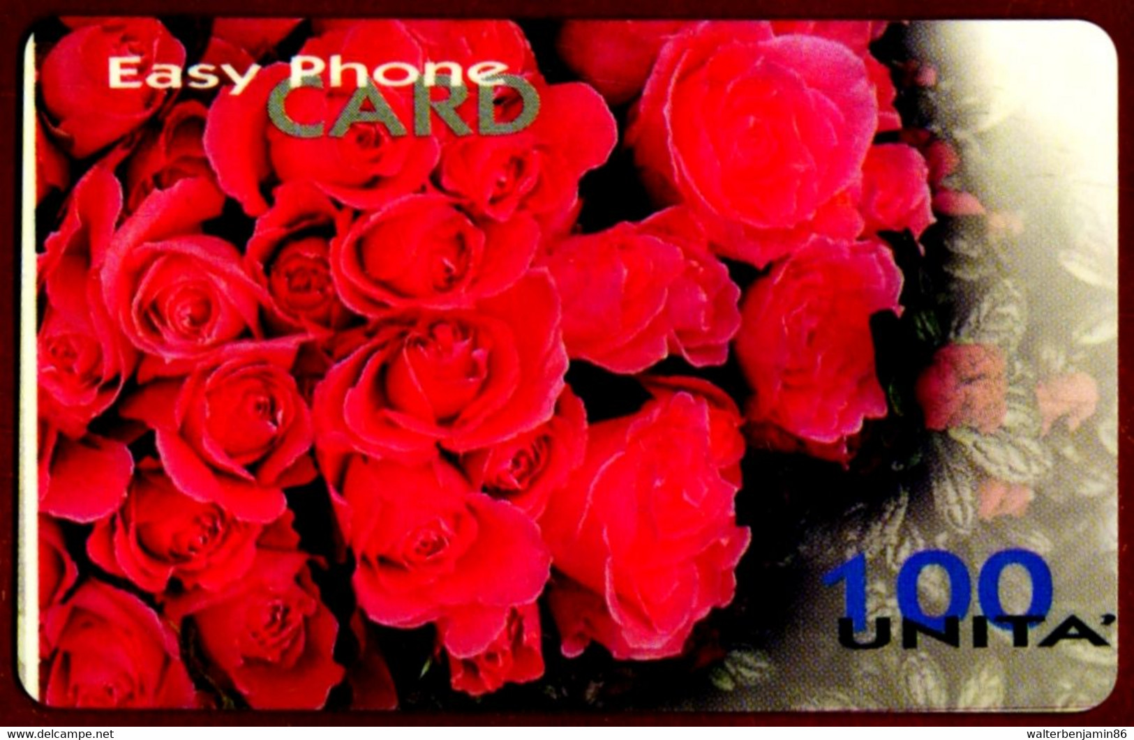 SCHEDA TELEFONICA PROTOTIPO EASY PHONE CARD (VALORE COLORE BLU) DIFETTO STAMPA - Tests & Diensten