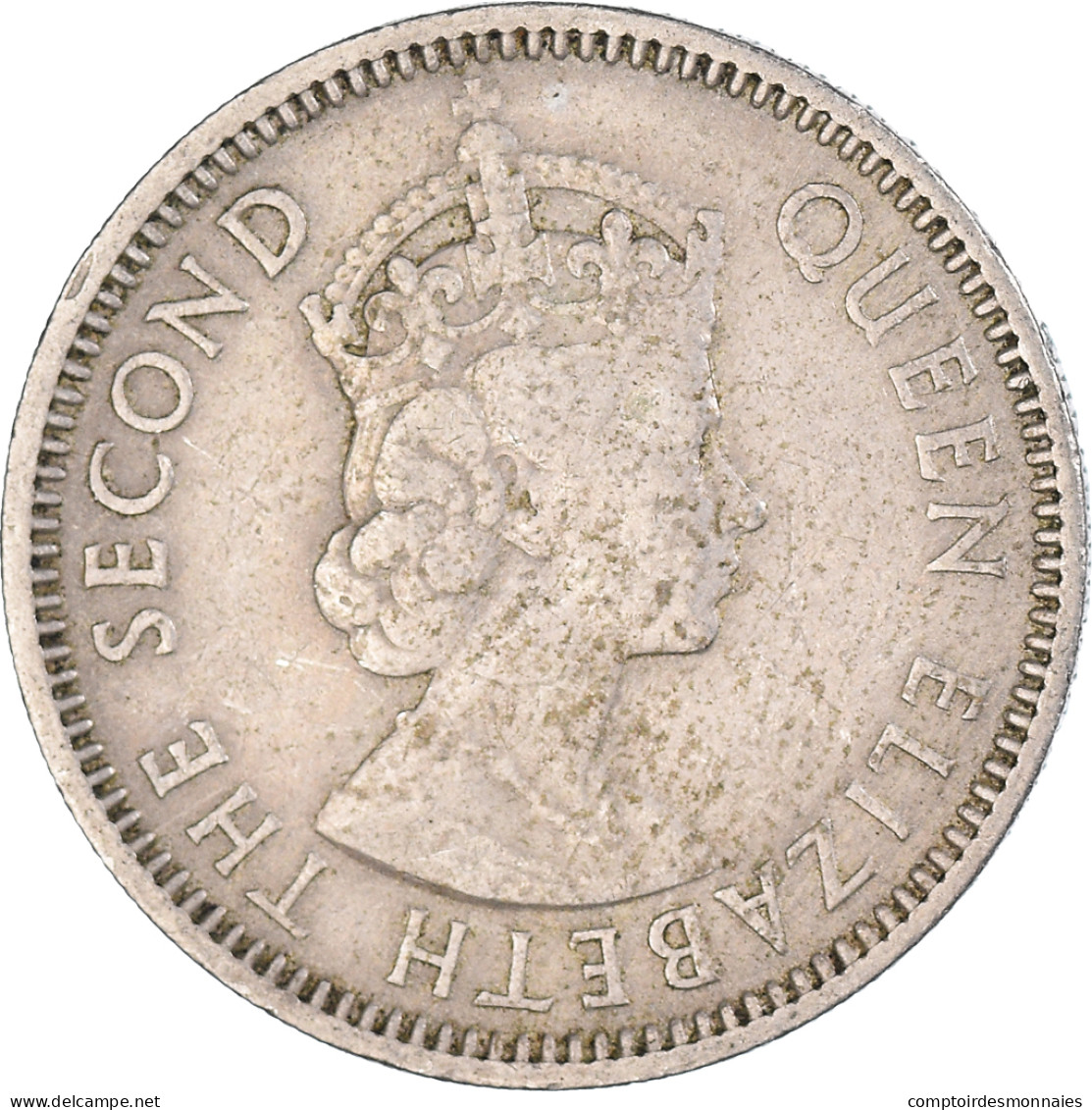 Monnaie, Territoires Britanniques Des Caraïbes, 25 Cents, 1964 - Britse Caribische Gebieden