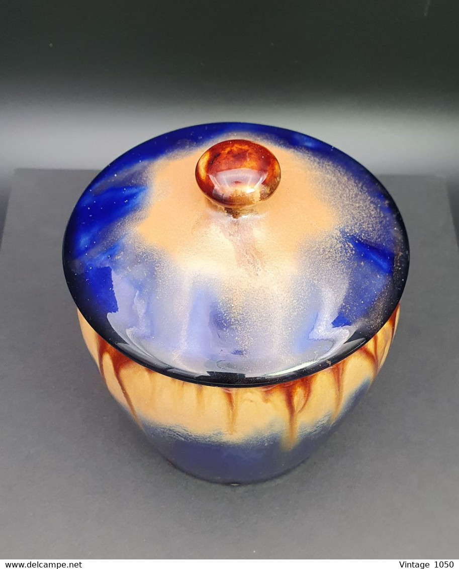 ✅ Drageoir - Pot THULIN Céramique Estampillé  Etat TBE Glaçures #madeinbelgium  #ceramique #objetdecollection - Other & Unclassified