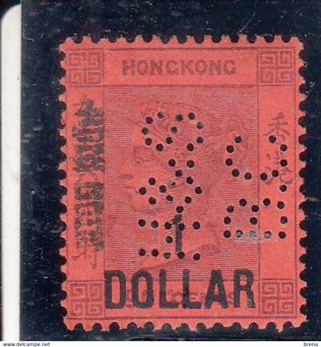 HONG KONG  VICTORIA N° 56  1 D Sur 96 C Violet Sur Rouge   NEUF X - Ongebruikt