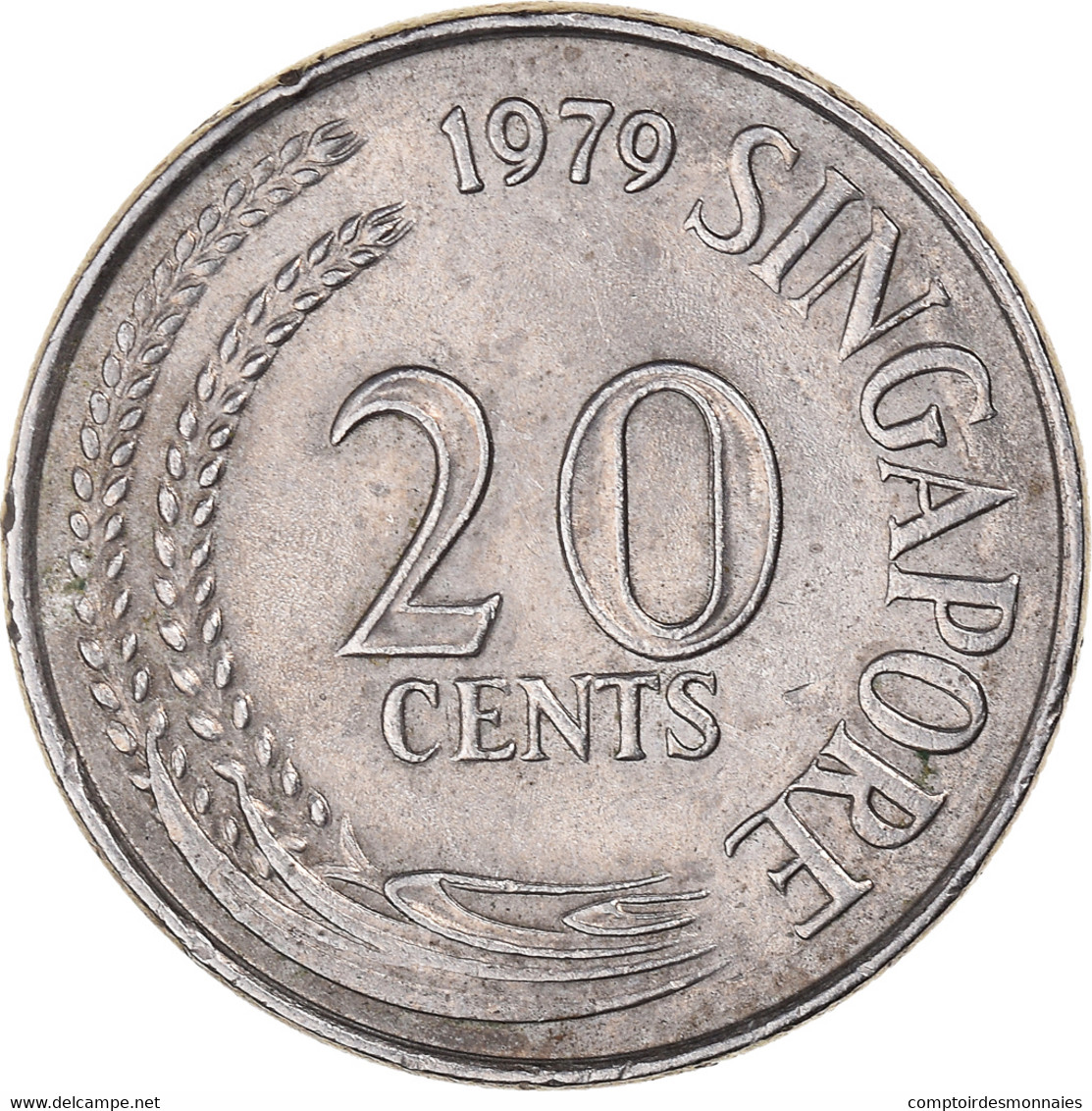 Monnaie, Singapour, 20 Cents, 1979 - Singapour