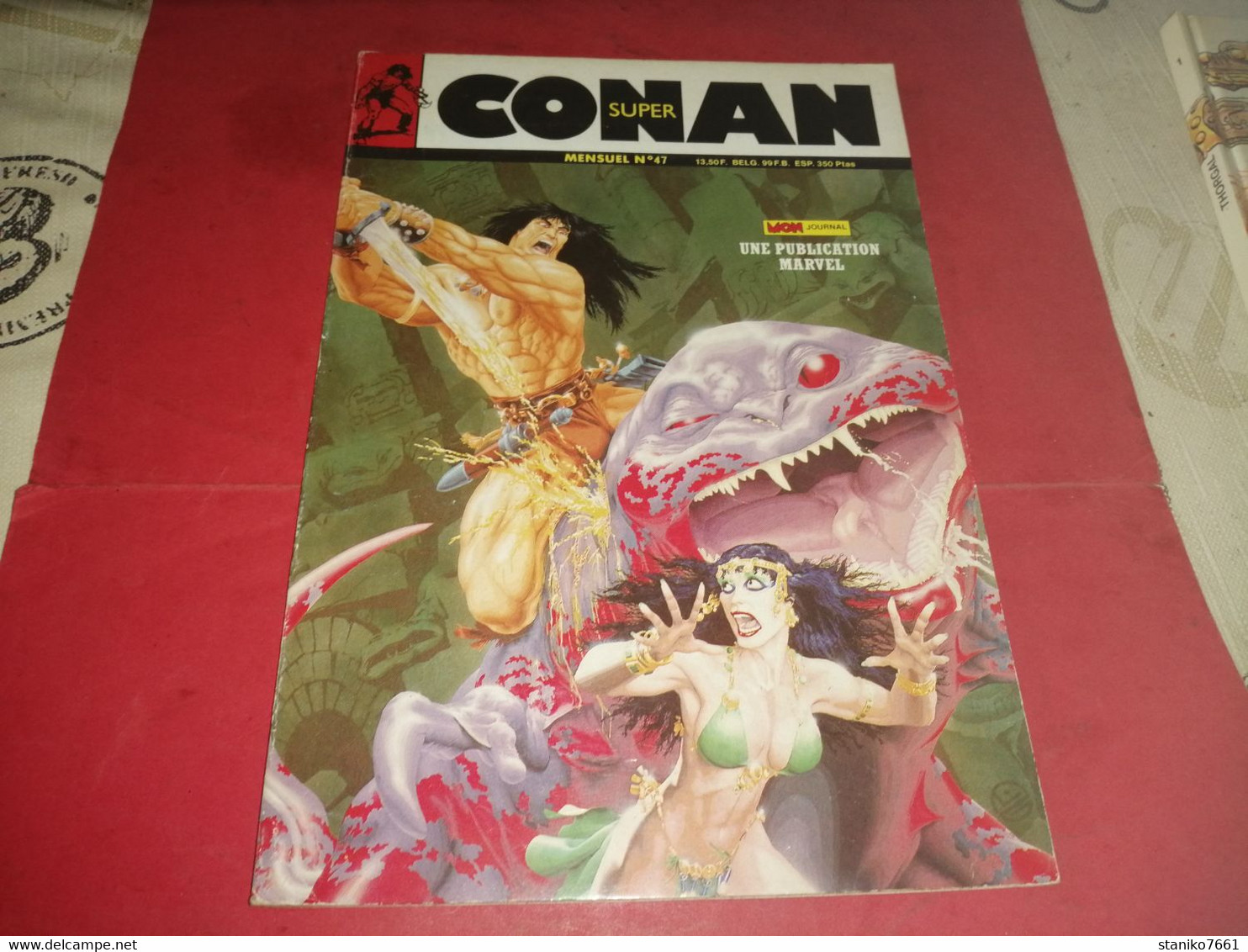 BANDE DESSINE SUPER CONAN MENSUEL N°47 MON JOURNAL 1989 - Other & Unclassified