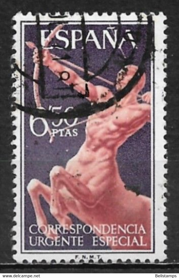 Spain 1966. Scott #E25 (U) Centaur - Dienst