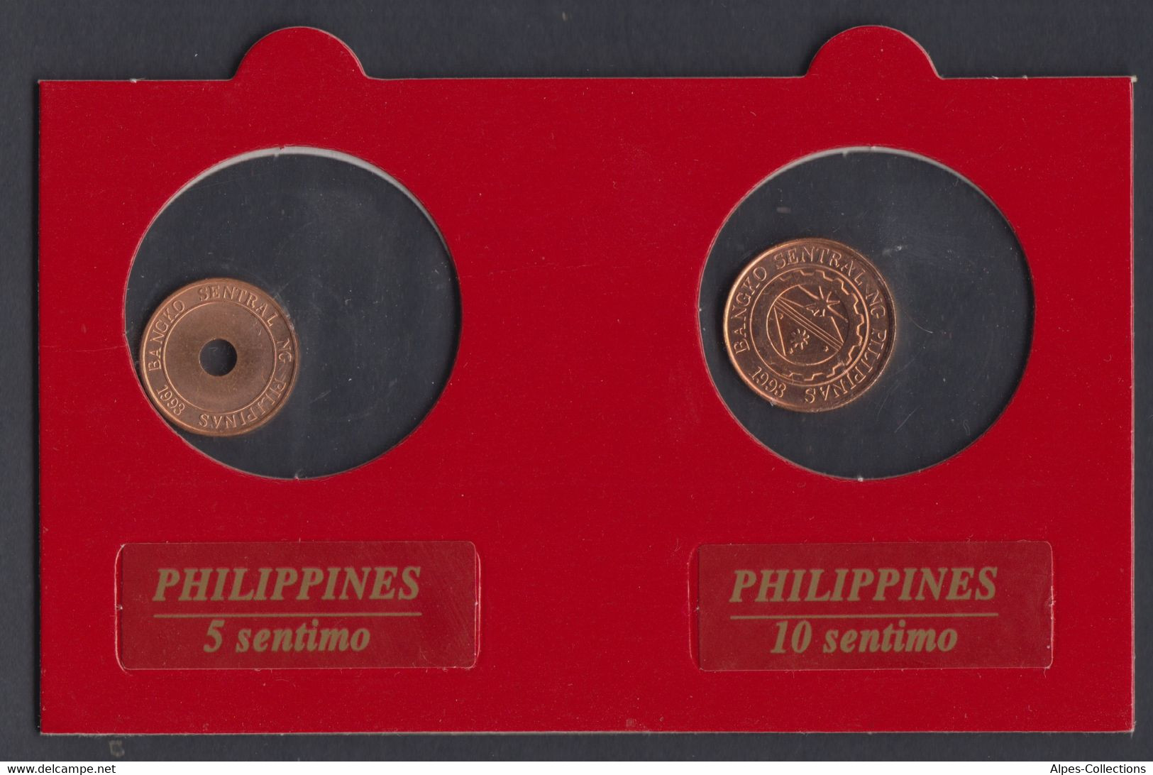 PHLX01 - PHILIPPINES - SET DE 2 MONNAIES - 5 Sentimo 1993 Et 10 Sentimo 1993 - Philippines