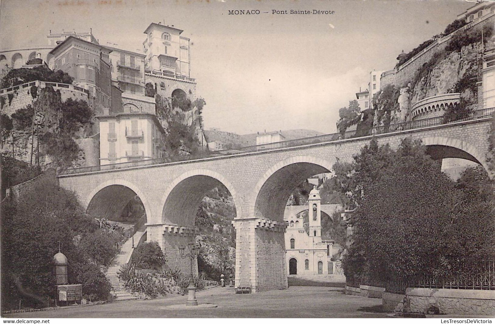 CPA - Monaco - Pont Sainte Dévote - Dos Non Divisé - La Condamine