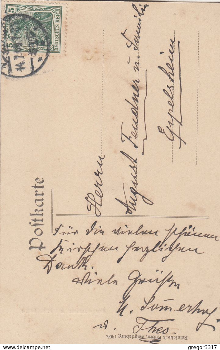 B5022) ALZEY - KRIEGERDENKMAL Mit Kath. Kirche ALT ! 1906 - Alzey