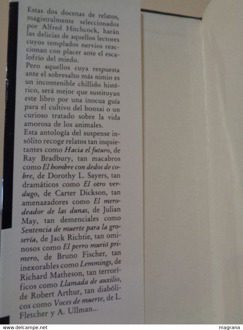 Prohibido A Los Nerviosos. Alfred Hitchcock. Círculo De Lectores. 1989. 415 Páginas. - Klassieke