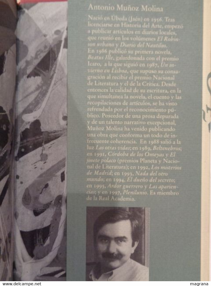 Pura Alegría. Antonio Muñoz Molina. Círculo De Lectores. 1999. 255 Páginas. - Classical