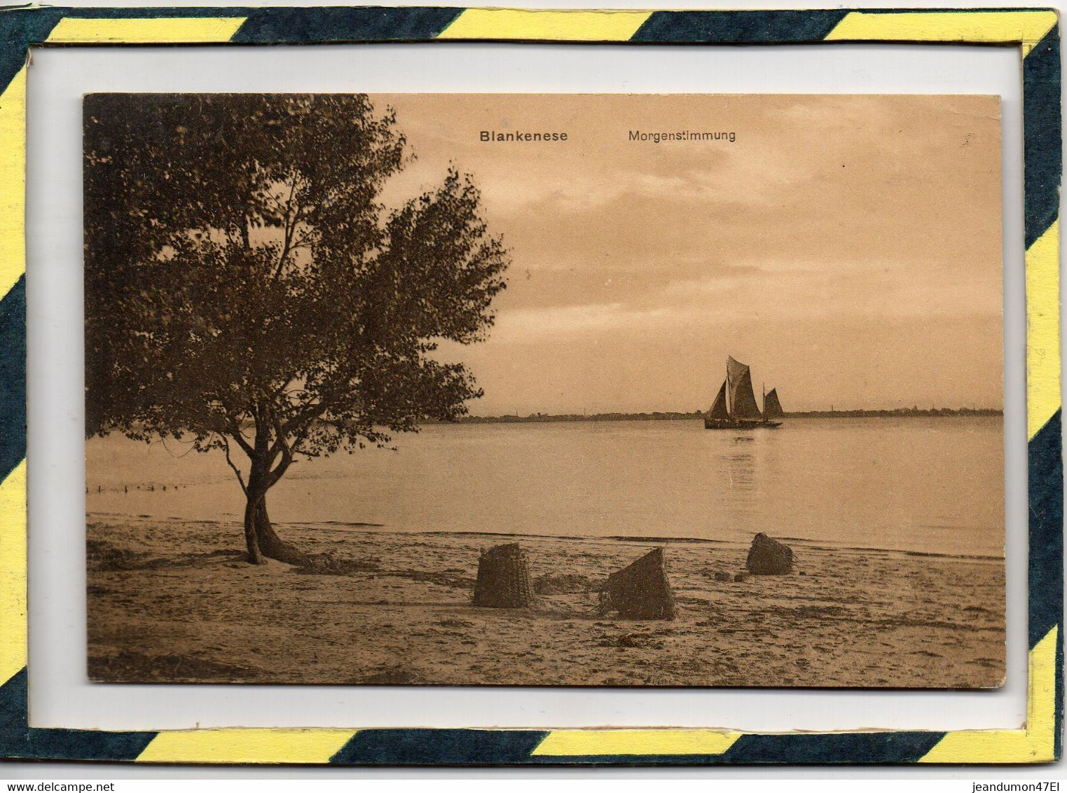 BLANKENESE - MORGENSTIMMUNG. CIRCULEE EN 1915 - Blankenese