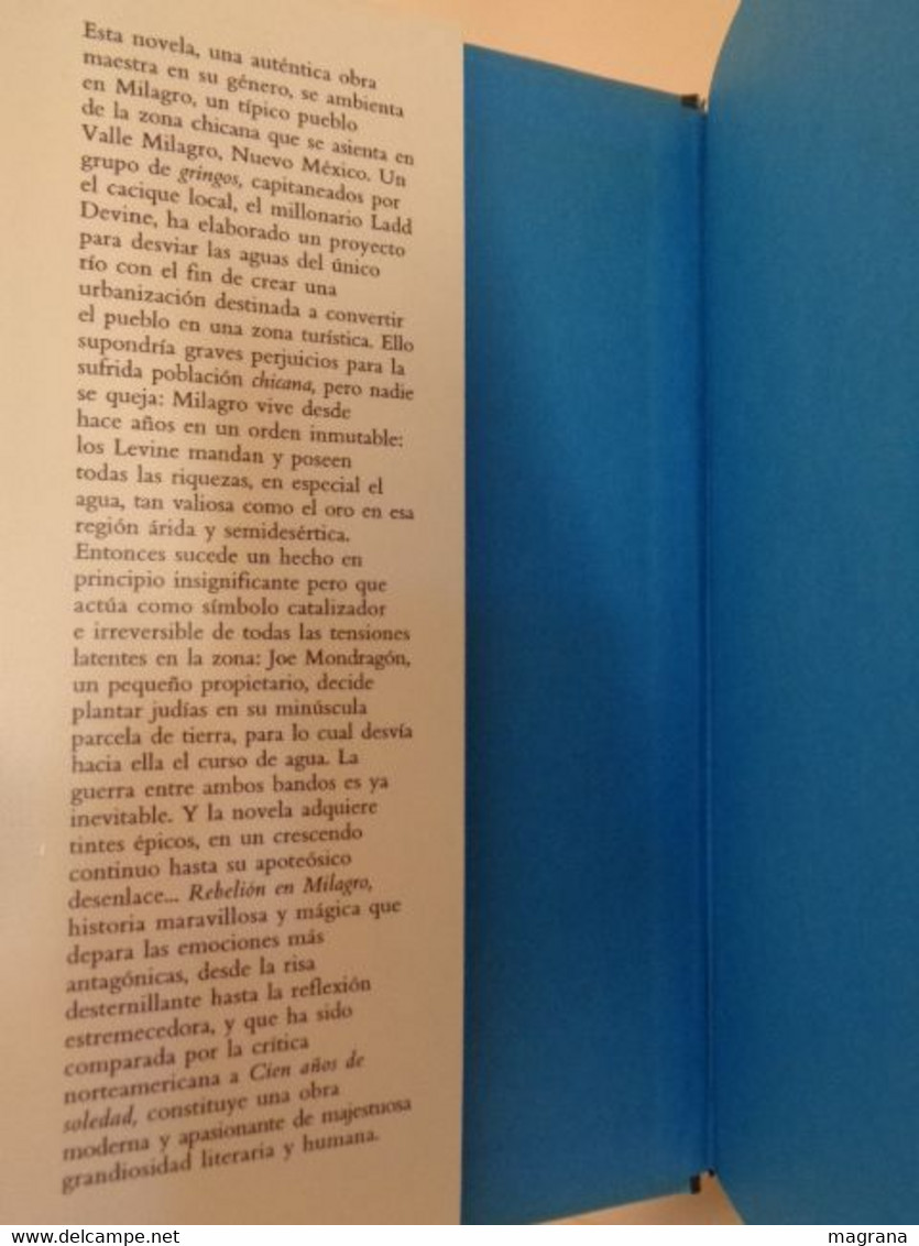 Rebelión En Milagro. John Nichols. Círculo De Lectores. 1989. 624 Páginas. Idioma: Español. - Classiques