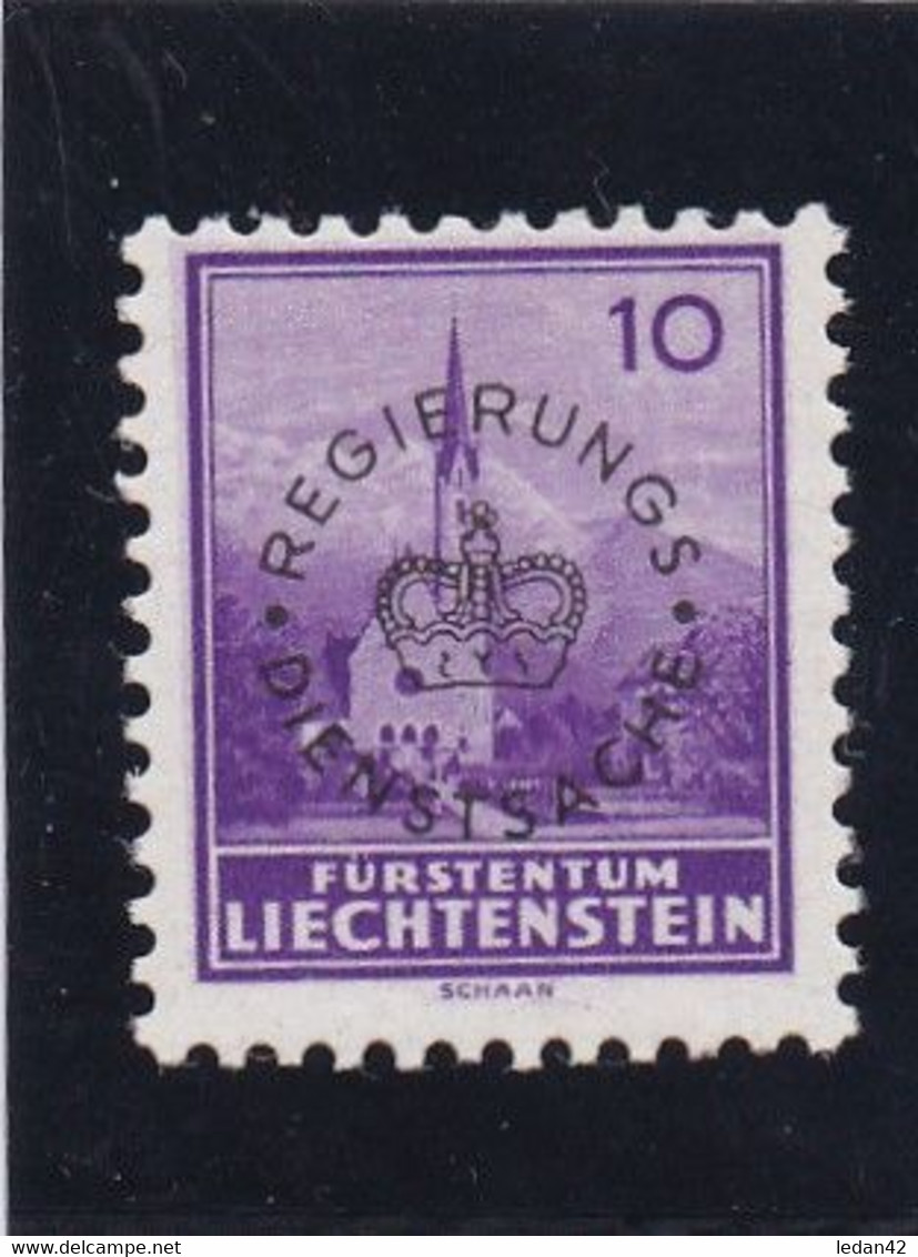 Liechtenstein 1935/36 Cat. Yvert N° 14 **. - Service