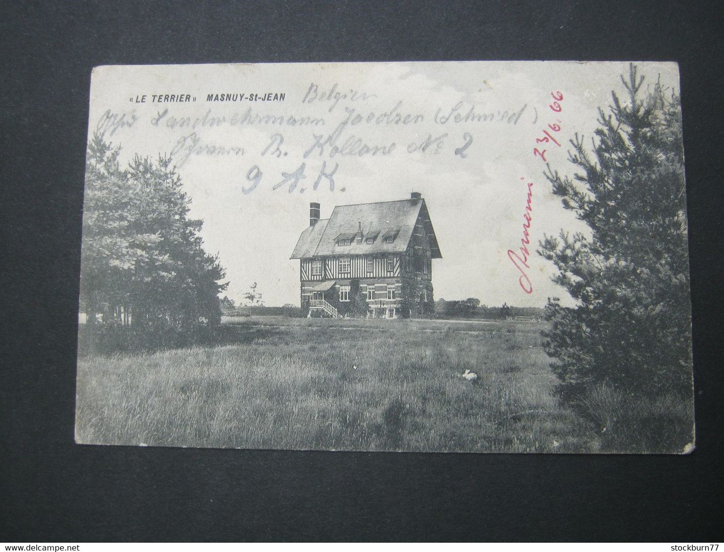 Masnuy-Saint-Jean , Jurbise   , Carte Postale Militaire Allemagne  ,  Schöne  Karte - Jurbise