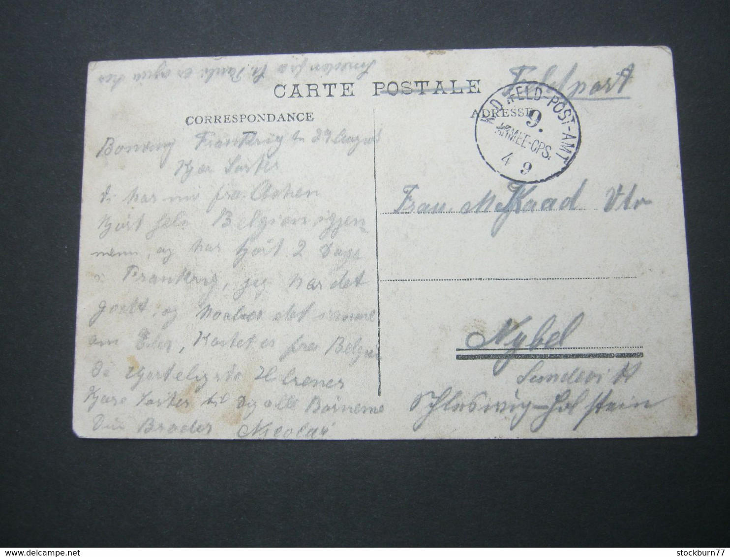 Masnuy-Saint-Jean , Jurbise   , Carte Postale Militaire Allemagne  ,  Schöne  Karte - Jurbise