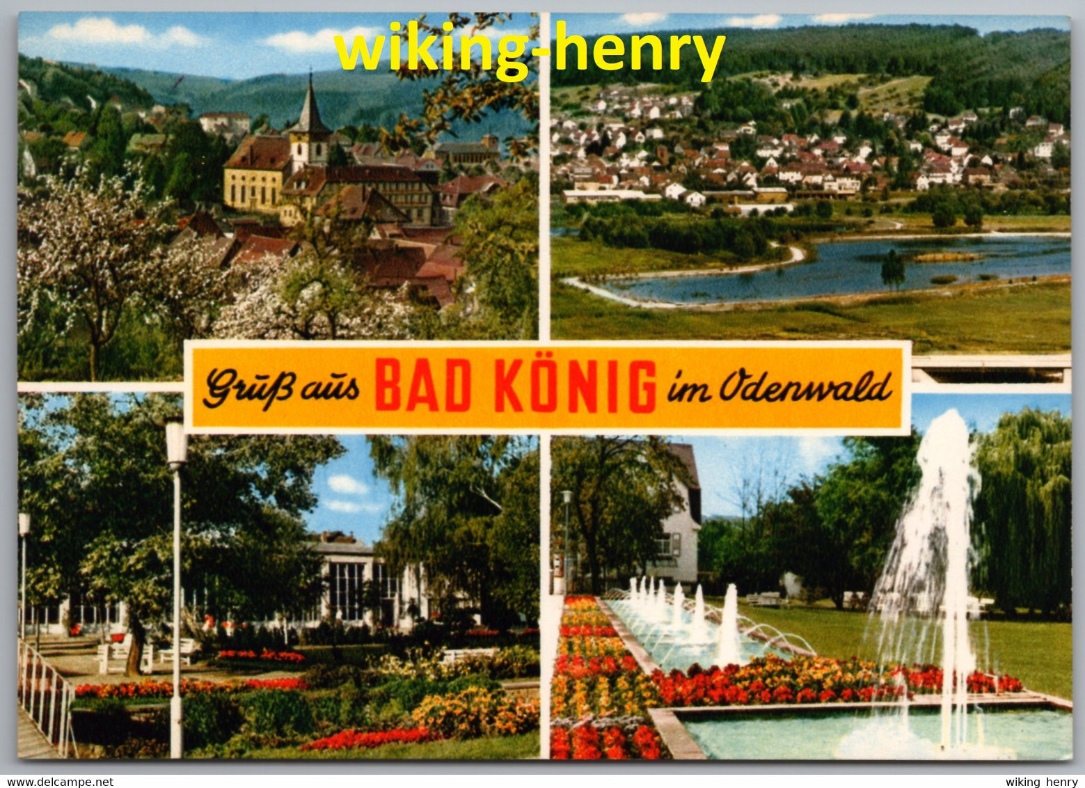Bad König - Mehrbildkarte 25 - Bad Koenig