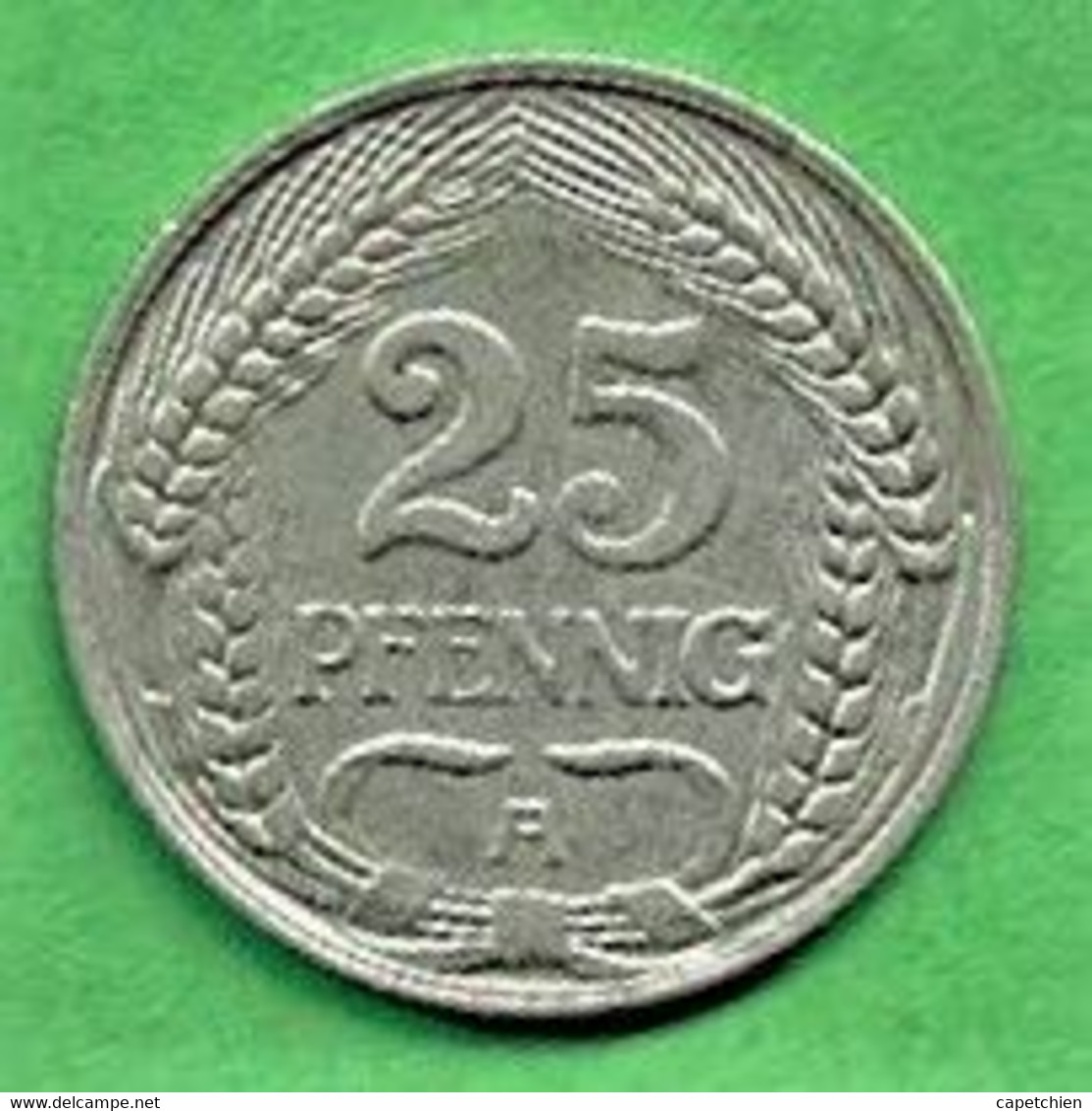 ALLEMAGNE / EMPIRE / 25 PFENNIG / 1911 A / NICKEL - 25 Pfennig