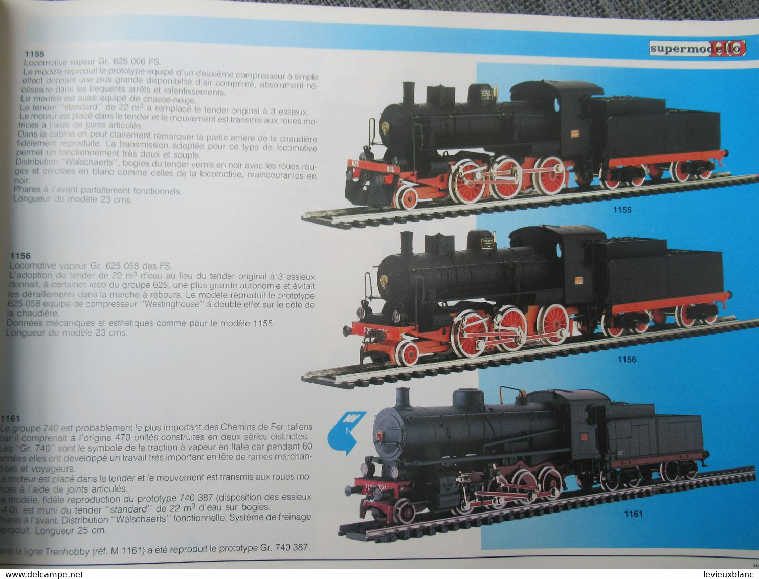 Catalogue Général "HO""O""N"/ RIVAROSSI/ Train Electriques Miniature / COMO ( Italie)/ 1986                       VOIT50