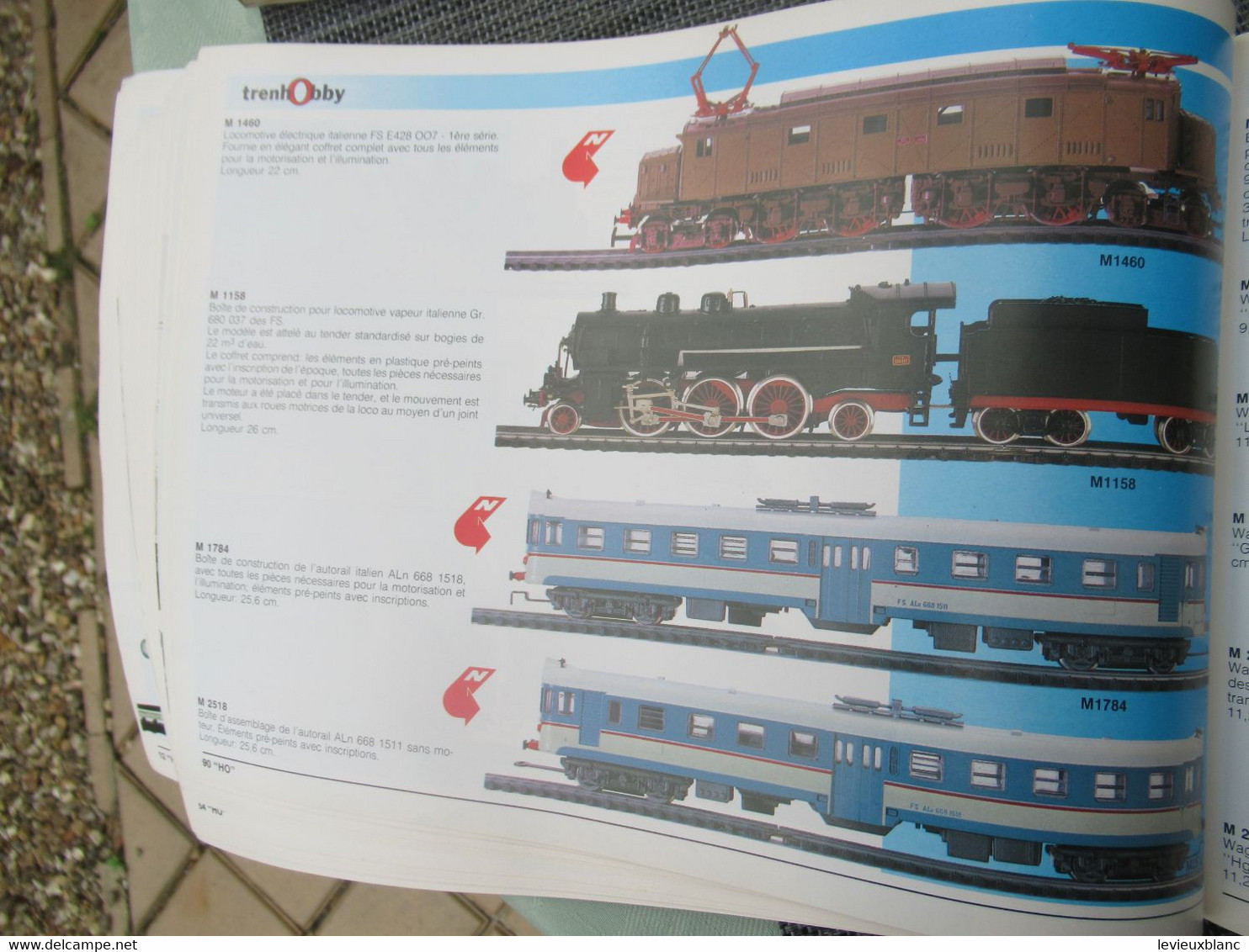 Catalogue Général "HO""O""N"/ RIVAROSSI/ Train Electriques Miniature / COMO ( Italie)/ 1986                       VOIT50