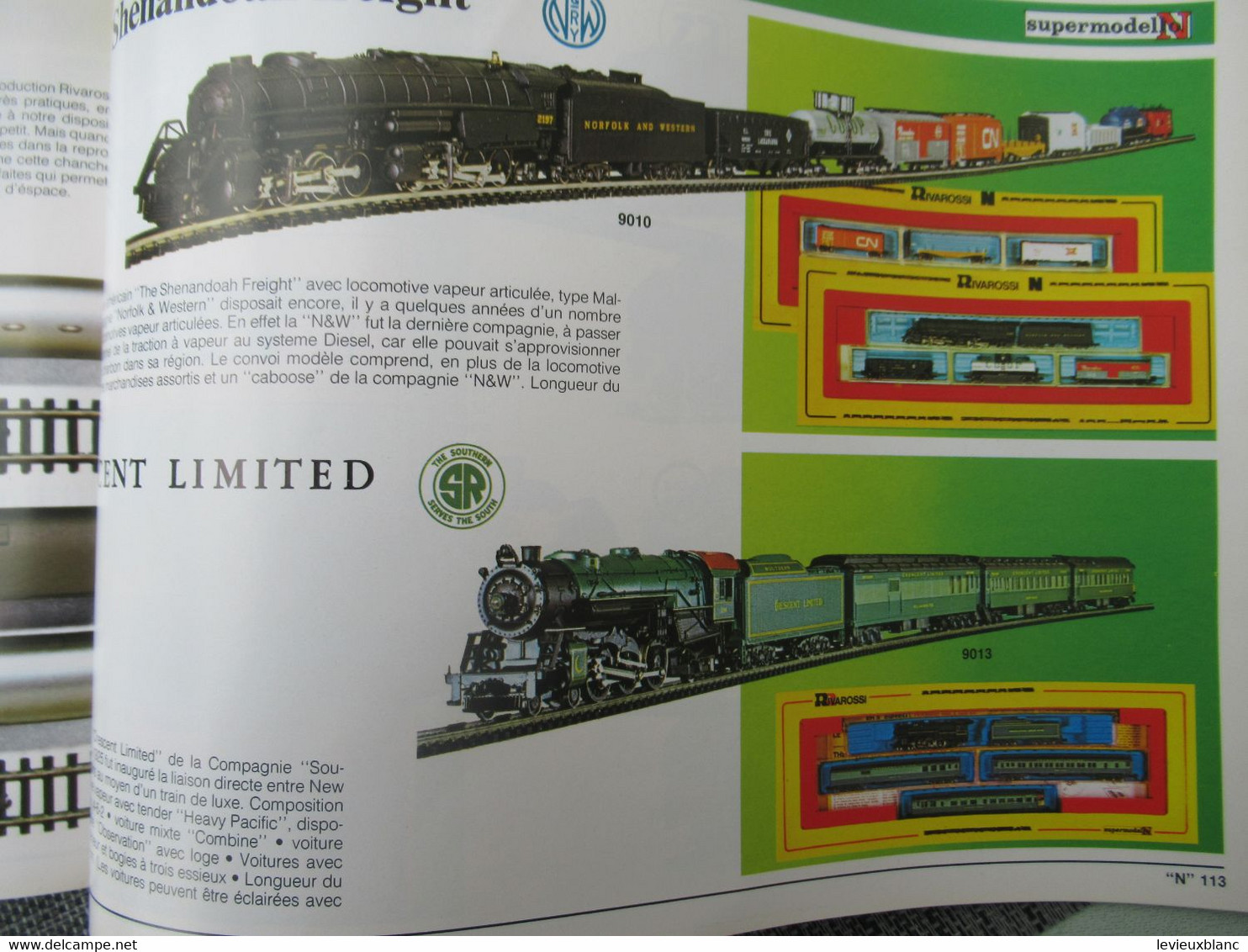 Catalogue Général "HO""O""N"/ RIVAROSSI/ Train Electriques Miniature / COMO ( Italie)/ 1986                       VOIT50