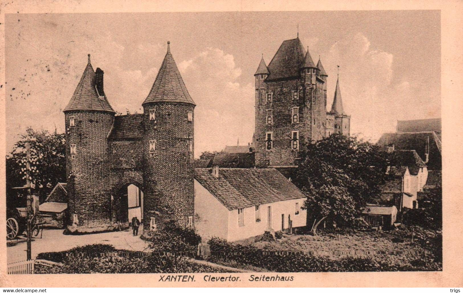 Xanten - Clevetor, Seitenhaus - Xanten