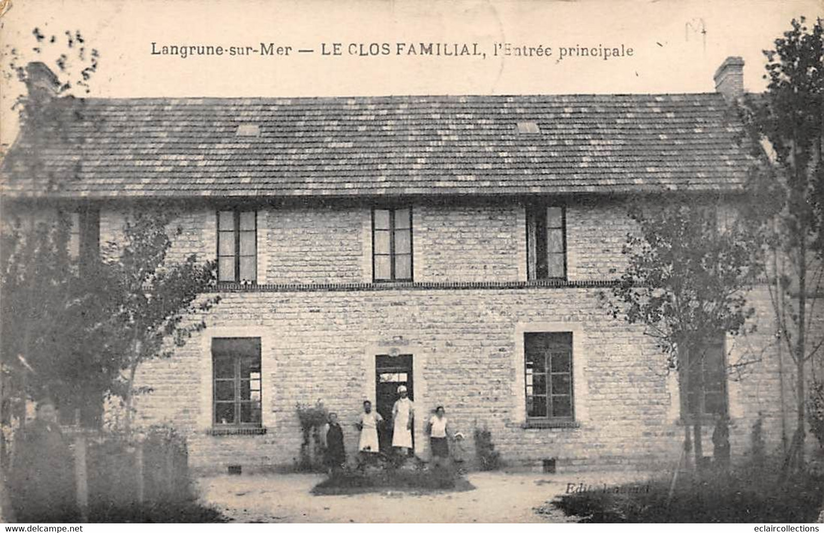 Langrune          14     Le Clos Familial. Entrée Principale        (voir Scan) - Andere & Zonder Classificatie