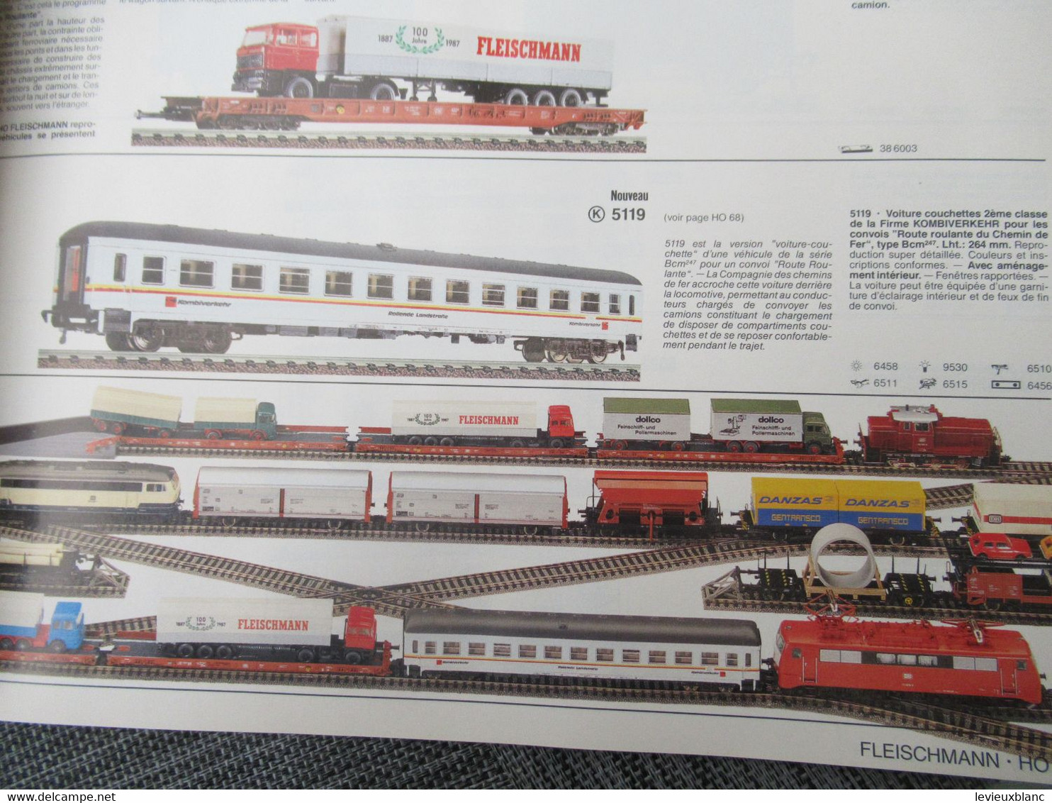 Catalogue Général "HO""Piccolo"/ FLEISCMANN/Le train modèle des professionnels/100 ans/ NÜRNBERG (D)/1987/88   VOIT51