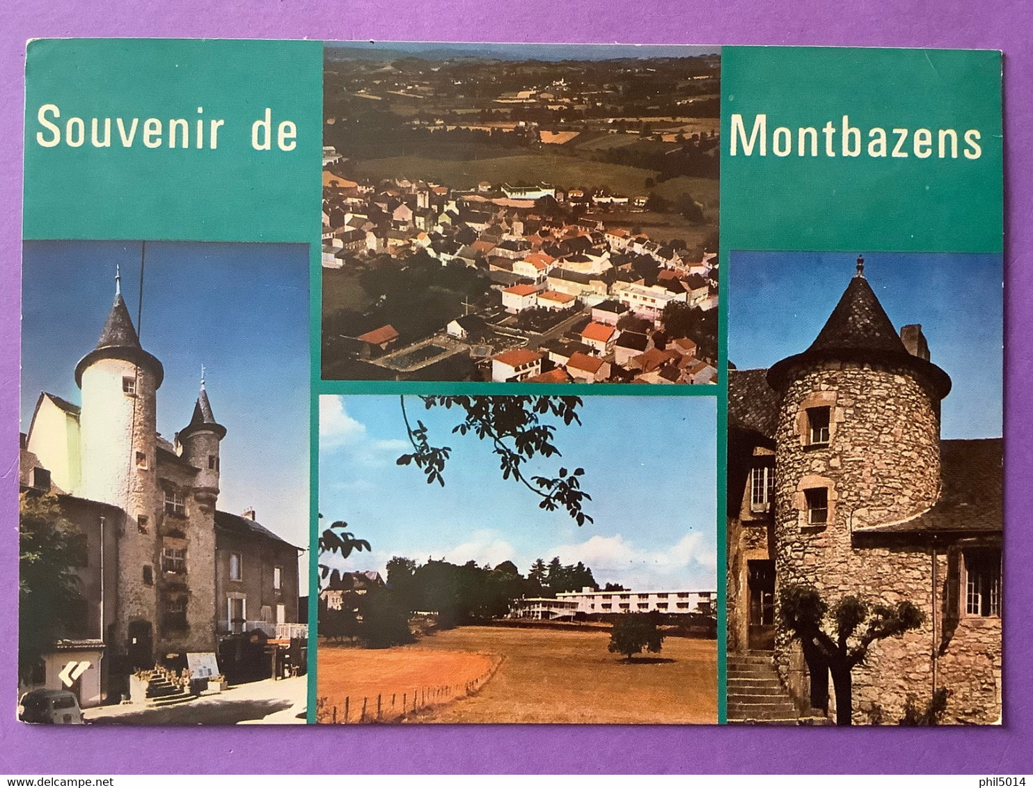 12    CPSM     Souvenir De MONTBAZENS    4 Vues       Bon état - Montbazens