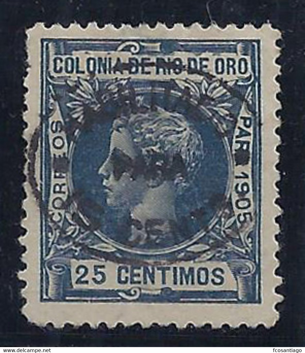 ESPAÑA/RIO DE ORO 1907 - Edifil #17 - MLH * RARO!... - Rio De Oro