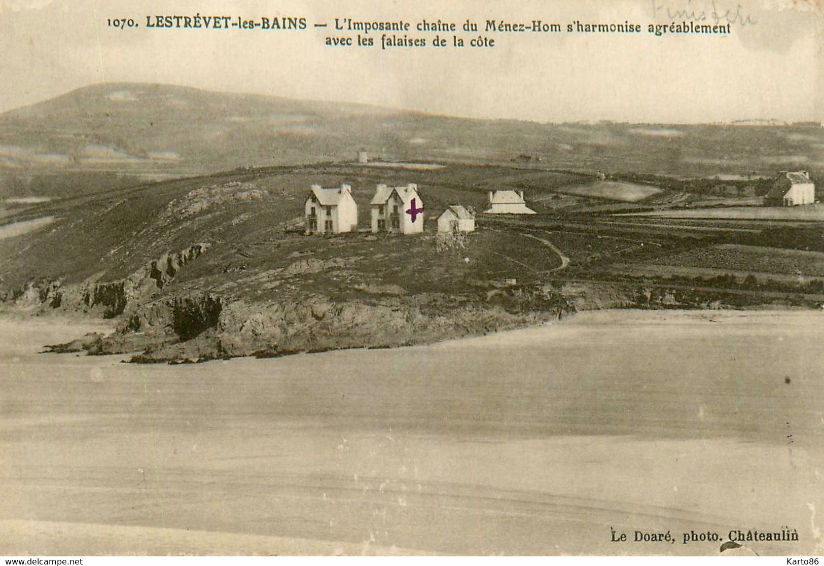 Lestrévet Les Bains , Plomodiern * VILLAS Et Le Ménez Hom - Plomodiern