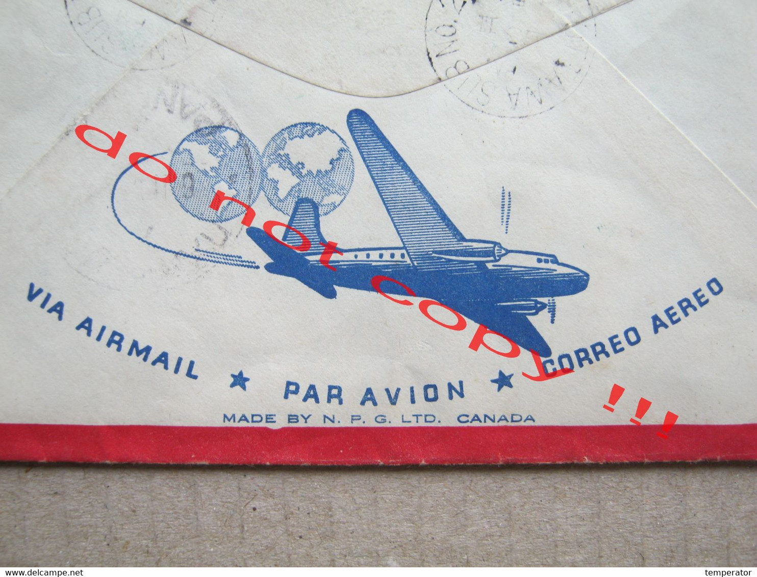 Recommended Envelope With Content VIA AIRMAIL, PAR AVION / From Ottawa, Ontario To Pančevo, Serbia ( 1951 ) - Poste Aérienne: Exprès