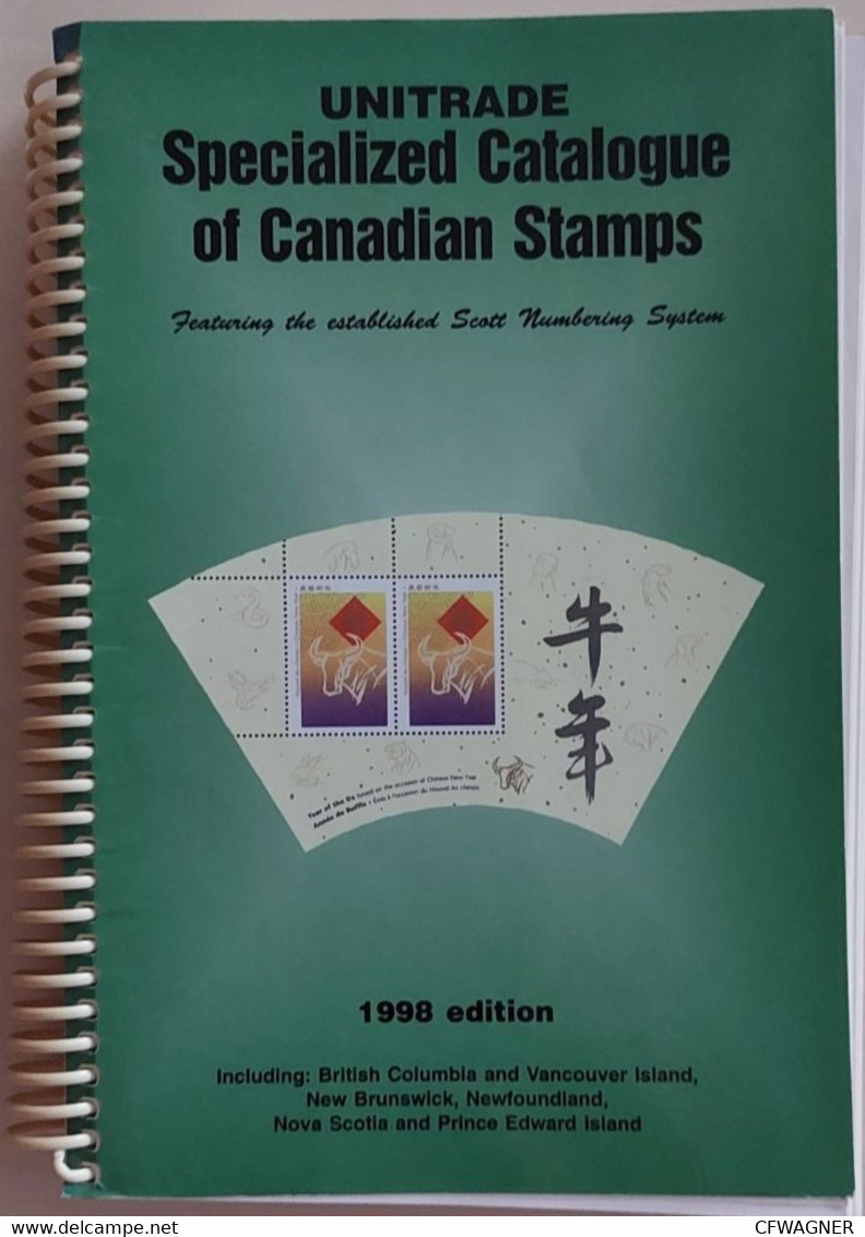 CANADA 1998 UNITRADE, Stamp Catalogue In English/French - Canada