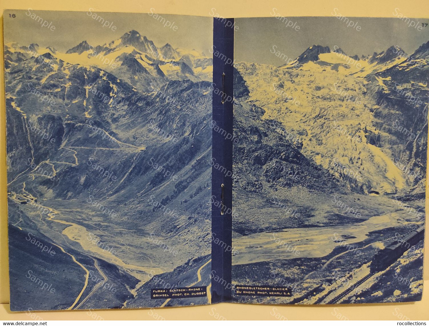 Swiss Suisse FERROVIA FURKA OBERALP Brig Gletsch Andermatt Disentis. 1931 - Other & Unclassified