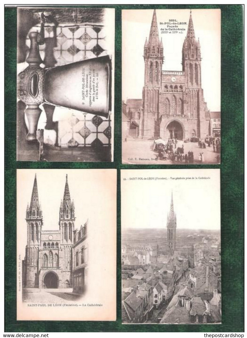 4 FOUR QUATRE CARTES DE Saint-Pol-de-Léon VOIR SCAN ..... (LOT 50) - Saint-Pol-de-Léon