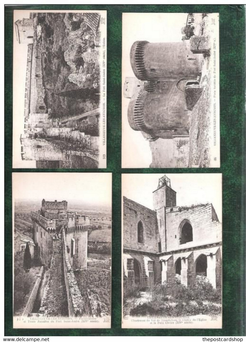 4 QUATRE FOUR POSTCARDS OF Villeneuve-lès-Avignon (Gard) - Villeneuve-lès-Avignon