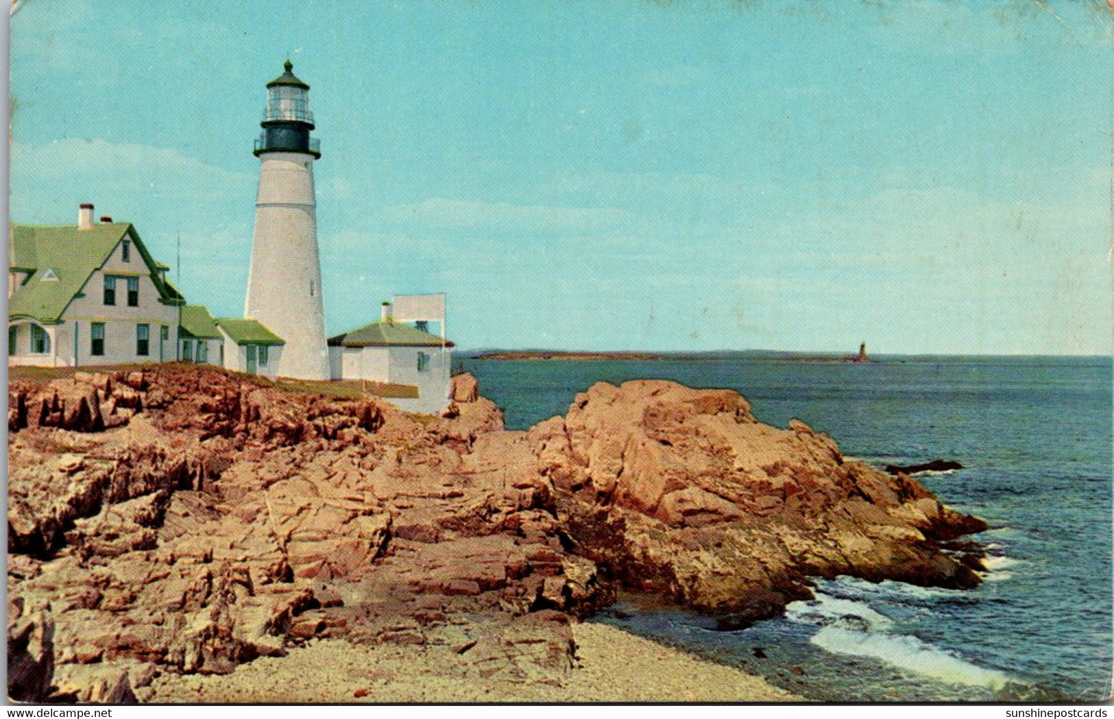 Maine Portland Casco Bay Portland Head Lighthouse 1954 - Portland