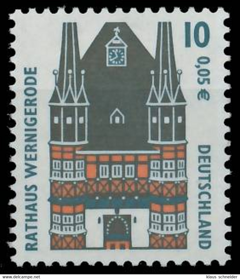 BRD BUND DS SEHENSWÜRDIGKEITEN Nr 2139 Postfrisch SE1959A - Unused Stamps