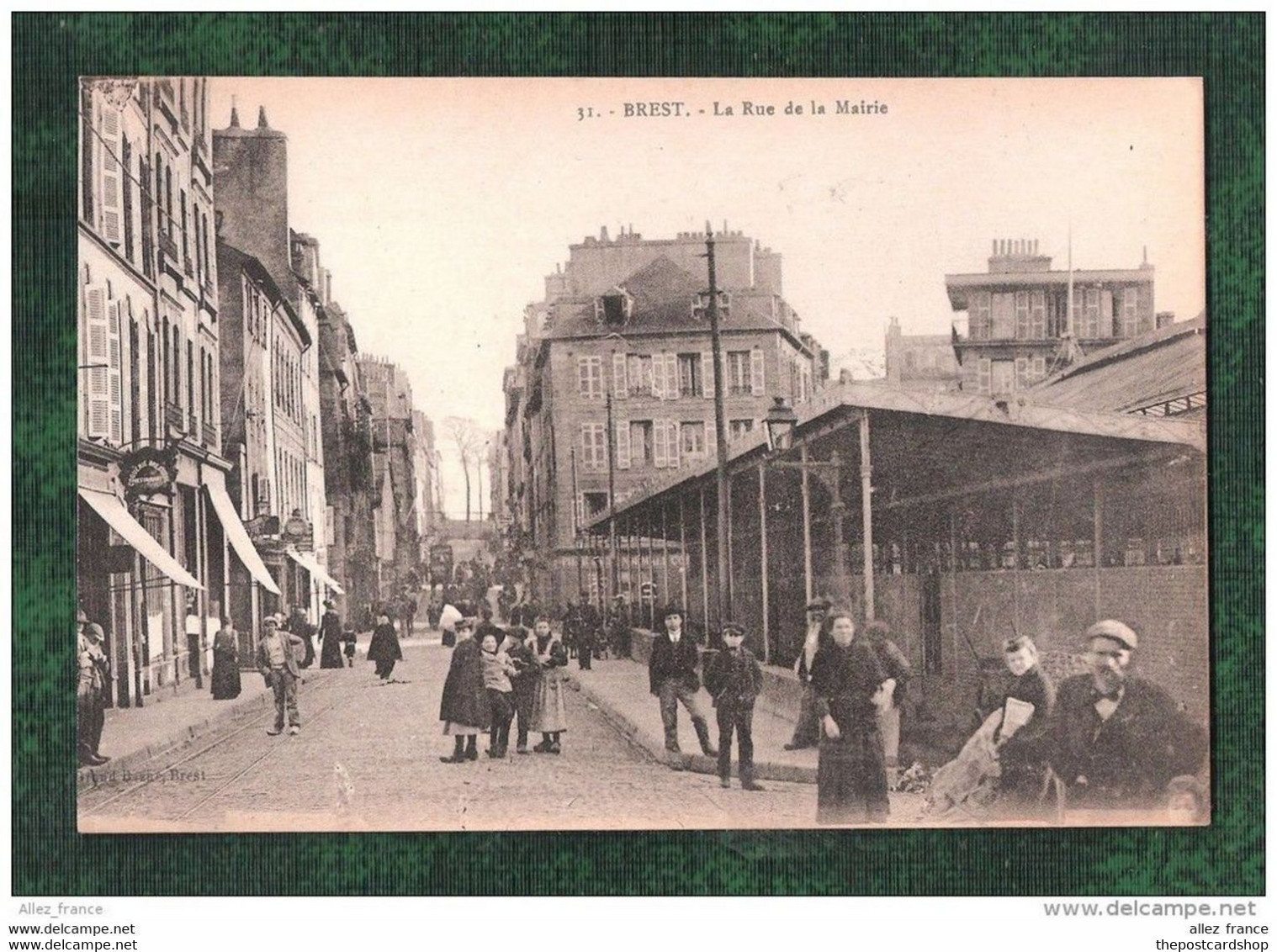 CPA 29 FRANCE - FINISTERE - Brest La Rue De La Mairie - Brest