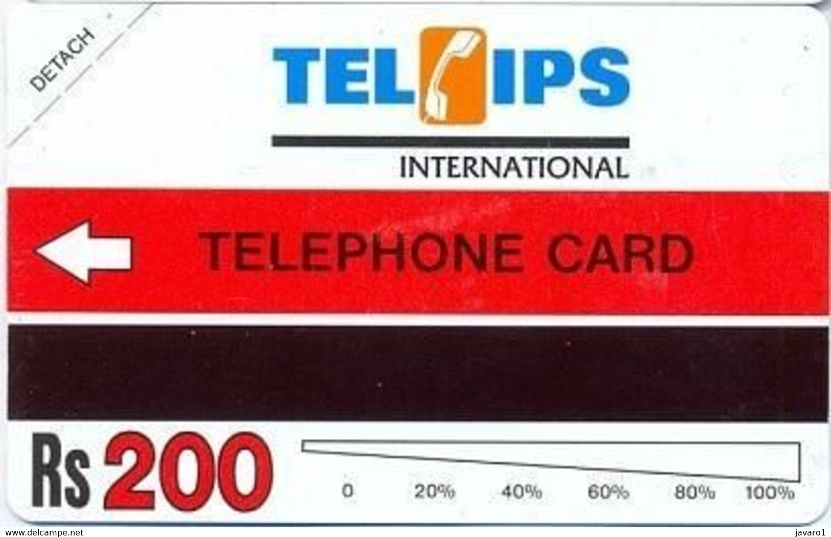 TELIPS : M02 Rs 200 Red    Urmet Phone USED - Pakistán