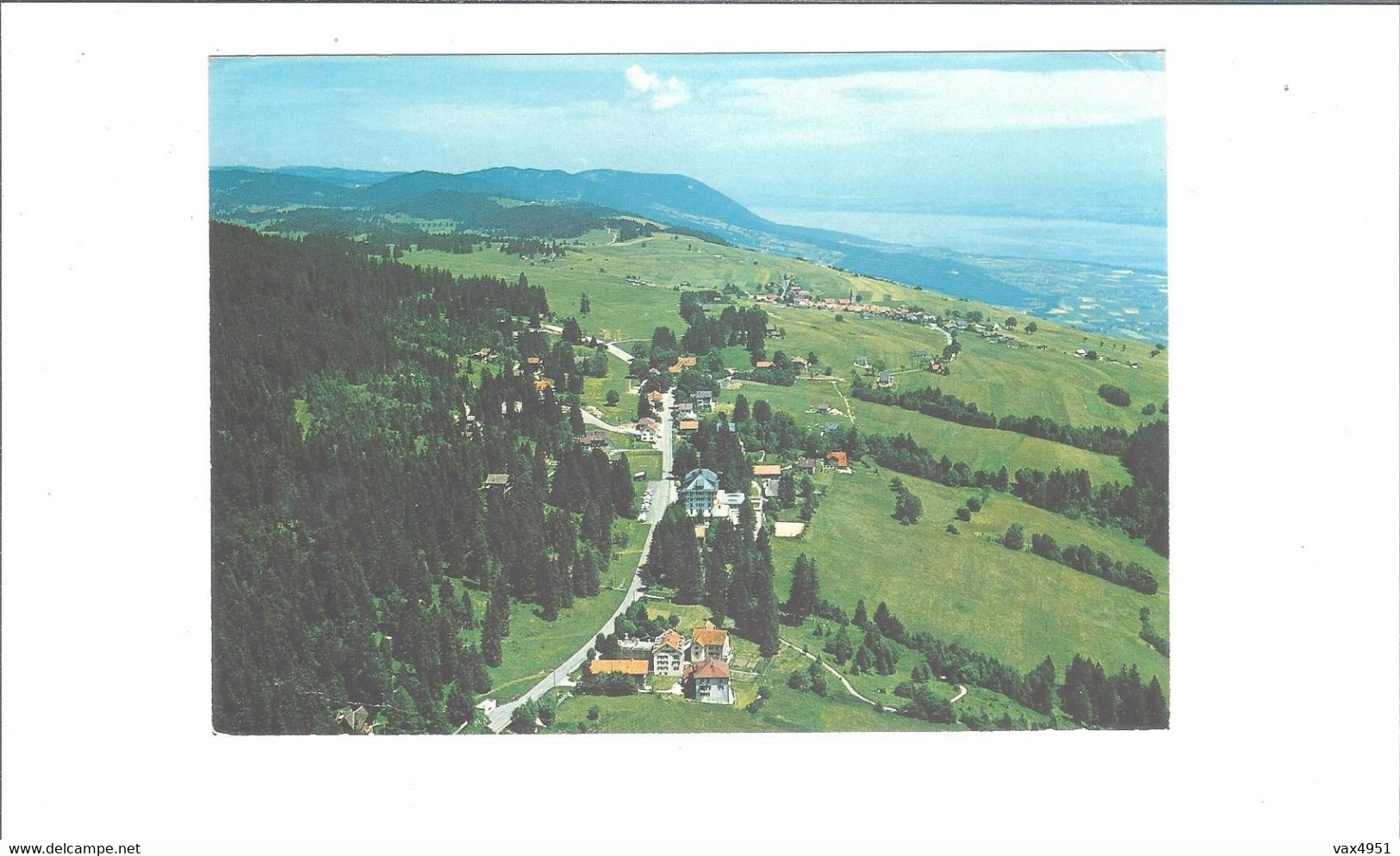 SUISSE  LES RASSES S / STE CROIX  BULLET LAC DE NEUCHATEL ET MONT AUBERT       ****        A  SAISIR  **** - Bullet