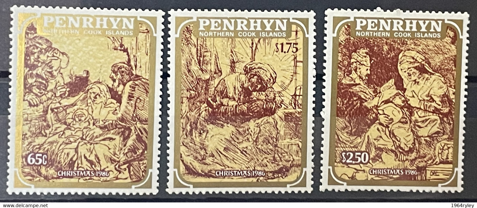 PENRHYN - MNH** - 1986 - # 346/348 - Penrhyn