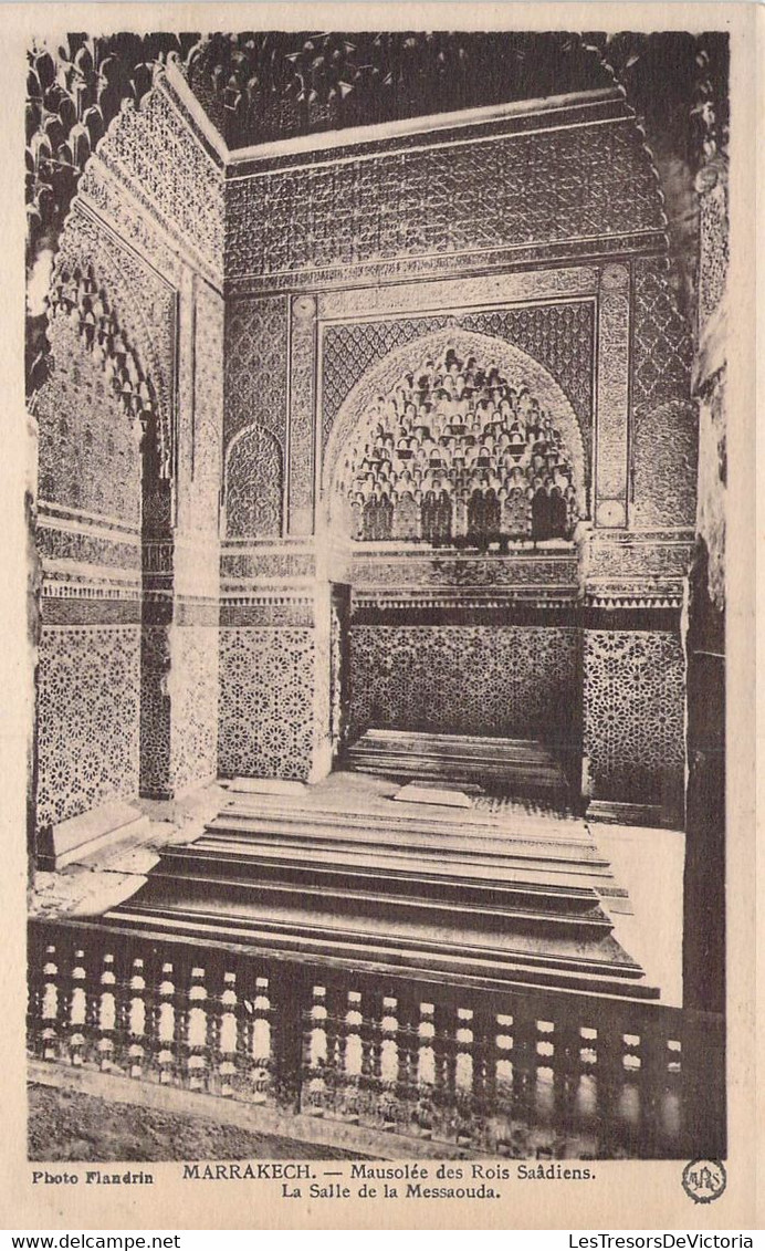 CPA - MAROC - MARRAKECH - Mausolée Des Rois Saâdiens - La Salle De La Messaouda - Marrakech