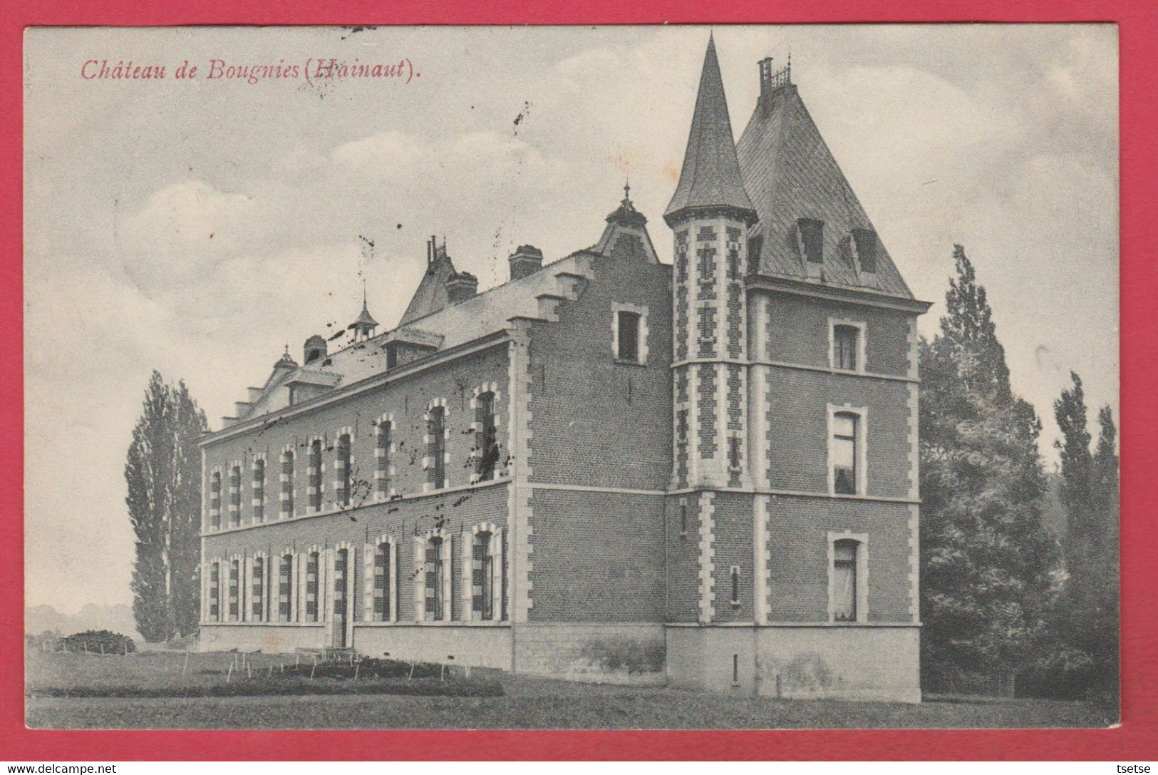 Bougnies - Le Château  - 1909 ( Voir Verso ) - Quévy