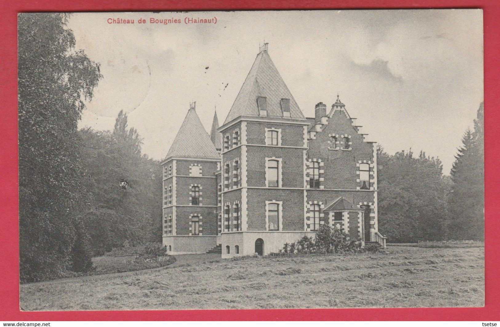 Bougnies - Château  - 1909 ( Voir Verso ) - Quévy