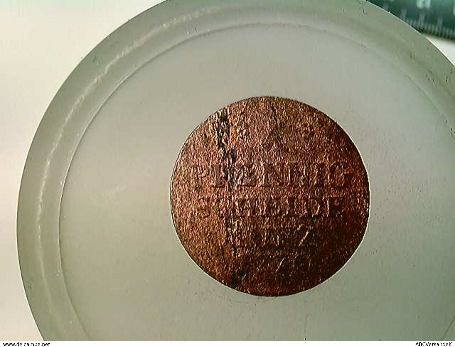 Münze, 1 Pfennig Scheidemünze, 1770, Sachsen Saalfeld, Ernst Friedrich, Kupfer - Numismatiek