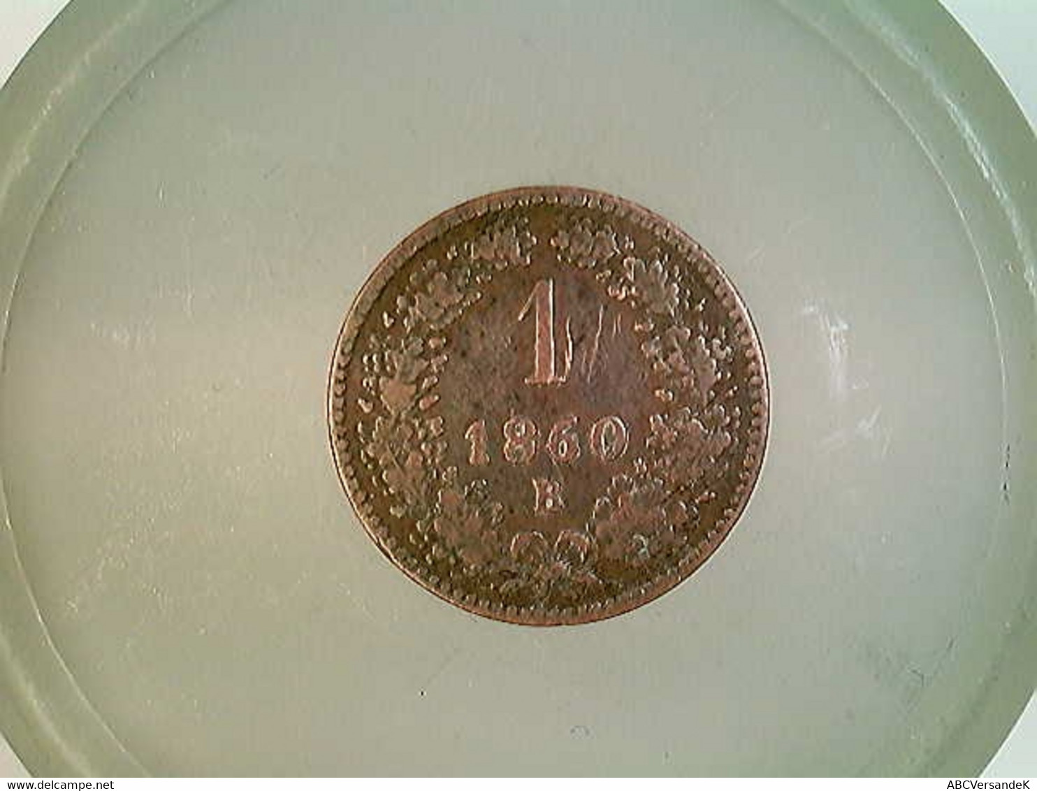 Münze, 1 Kreuzer, 1860 B, Scheidemünze, Österreich - Numismatiek